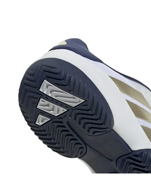 Adidas Barricade K Weiß/Marine Junior | Ofertas De Padel